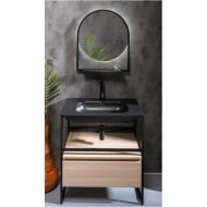 Мебель для ванной Armadi Art Loft 80 Light Wood Black