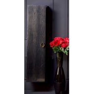 Пенал подвесной Armadi Art NeoArt 35 черное дерево с ручкой Drop золото