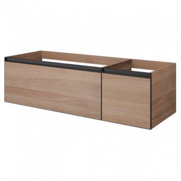 Мебель для ванной Armadi Art Quatro 2 140 Willow/ антрацит 790-M2-140-W-A+792-140-W+801-MW