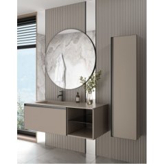 Мебель для ванной Armadi Art Quatro 6 120 Daphne/ антрацит 790-M6-120-D-A+793-120-D-L