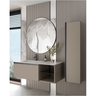 Мебель для ванной Armadi Art Quatro 6 120 Daphne/ антрацит 790-M6-120-D-A+793-120-W-L