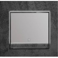 Зеркало с полочкой Armadi Art Vallessi 80x80 антрацит