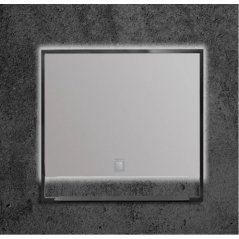 Зеркало с полочкой Armadi Art Vallessi 80x80 антра...