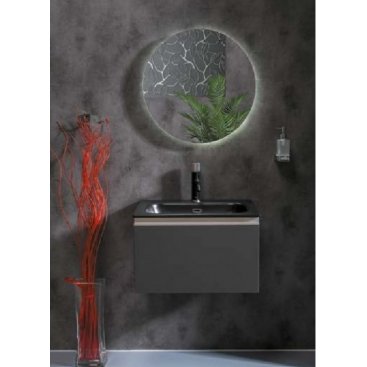 Мебель для ванной Armadi Art Vallessi 60 антрацит матовый 837-060-A matt+838-060-A