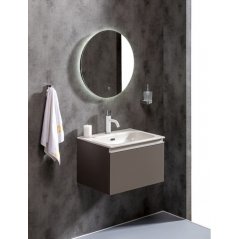 Мебель для ванной Armadi Art Vallessi 60 антрацит глянец 837-060-A glossy+838-060-W
