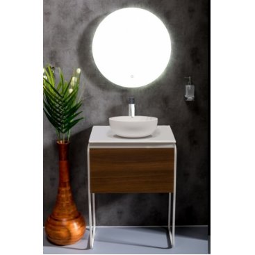 Мебель для ванной со столешницей Armadi Art Vallessi 60 Dark Oak