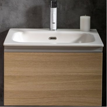 Мебель для ванной Armadi Art Vallessi 60 Light Oak 837-060-D+838-060-W