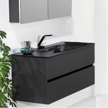 Мебель для ванной Armadi Art Vallessi 80 антрацит матовый 837-080-A mat+838-080-A