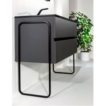 Мебель для ванной Armadi Art Vallessi 80 антрацит матовый 837-080-A mat+838-080-A