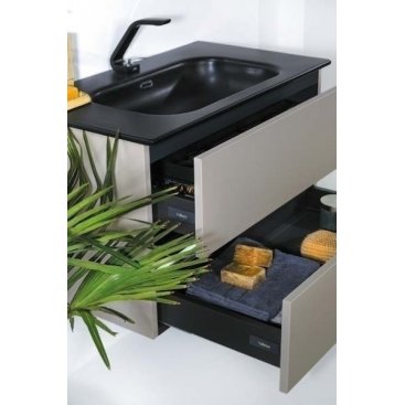 Мебель для ванной Armadi Art Vallessi 80 кашемир матовый 837-080-C mat+838-080-B