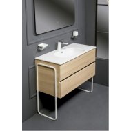 Мебель для ванной Armadi Art Vallessi 80 Light Oak 837-080-L+838-080-WG