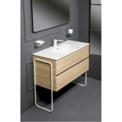 Мебель для ванной Armadi Art Vallessi 80 Light Oak 837-080-L+838-080-WG