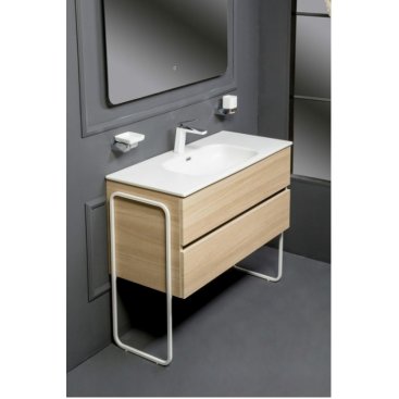 Мебель для ванной Armadi Art Vallessi 80 Light Oak 837-080-L+838-080-WG