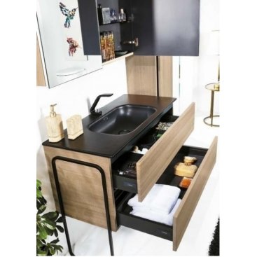 Мебель для ванной Armadi Art Vallessi 80 Light Oak 837-080-L+838-080-A