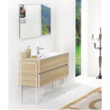 Мебель для ванной Armadi Art Vallessi 80 Light Oak 837-080-L+838-080-WG