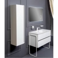 Мебель для ванной Armadi Art Vallessi 100 белая 837-100-W+838-100-WG с ножками