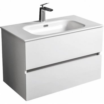 Мебель для ванной Armadi Art Vallessi 80 белая 837-080-W+838-080-WG