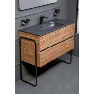 Мебель для ванной Armadi Art Vallessi 80 зебрано 837-080-Z+838-080-A