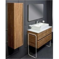 Мебель для ванной Armadi Art Vallessi 80 зебрано 837-080-Z+840-080-W+874