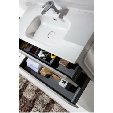 Мебель для ванной Armadi Art Vallessi 100 кашемир матовый 837-100-C mat+838-100-W с ножками