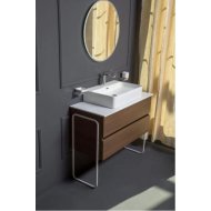 Мебель для ванной Armadi Art Vallessi 100 Dark Oak 837-100-D+840-100-W+874
