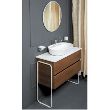 Мебель для ванной Armadi Art Vallessi 100 Dark Oak 837-100-D+840-100-W+870