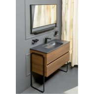 Мебель для ванной Armadi Art Vallessi 120 Dark Oak 837-120-D+838-120-A с ножками