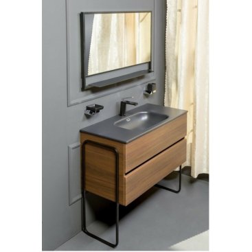 Мебель для ванной Armadi Art Vallessi 120 Dark Oak 837-120-D+838-120-A с ножками
