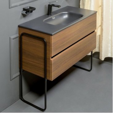 Мебель для ванной Armadi Art Vallessi 100 Dark Oak 837-100-D+838-100-A