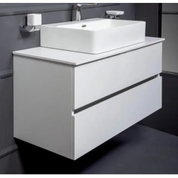 Мебель для ванной Armadi Art Vallessi 100 белая 837-100-W+840-100-W+874