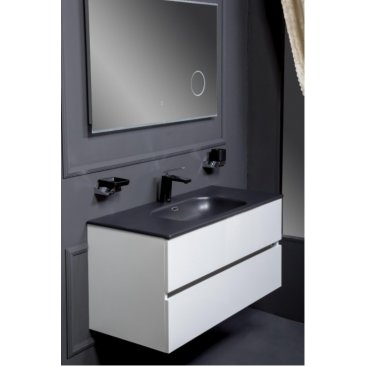 Мебель для ванной Armadi Art Vallessi 100 белая 837-100-W+838-100-A