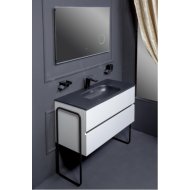 Мебель для ванной Armadi Art Vallessi 120 белая 837-120-D+838-120-A с ножками