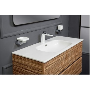 Мебель для ванной Armadi Art Vallessi 100 зебрано 837-100-Z+838-100-W с ножками