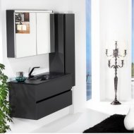 Мебель для ванной Armadi Art Vallessi 120 антрацит матовый 837-120-A mat+838-100-A