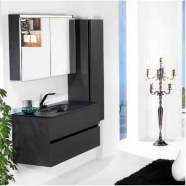 Мебель для ванной Armadi Art Vallessi 120 антрацит матовый 837-120-A mat+838-100-A