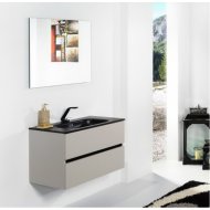 Мебель для ванной Armadi Art Vallessi 100 кашемир матовый 837-100-C mat+838-100-A