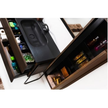 Мебель для ванной Armadi Art Vallessi 120 Dark Oak 837-120-D+838-120-A с ножками