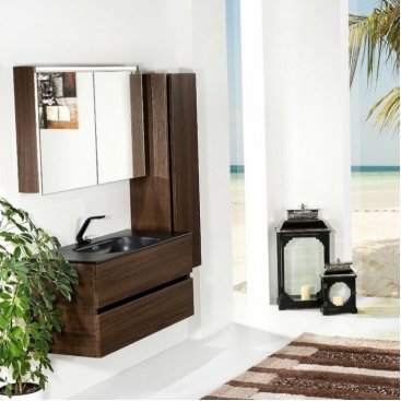 Мебель для ванной Armadi Art Vallessi 120 Dark Oak 837-120-D+838-120-A
