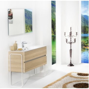 Мебель для ванной Armadi Art Vallessi 120 Light Oak 837-120-L+838-120-W