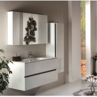 Мебель для ванной Armadi Art Vallessi 120 белая 837-120-D+838-120-WG