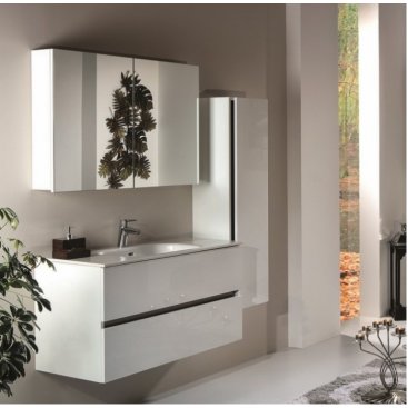 Мебель для ванной Armadi Art Vallessi 120 белая 837-120-D+838-120-W