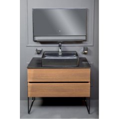 Мебель для ванной Armadi Art Vallessi 100 Dark Oak...