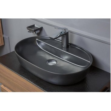 Мебель для ванной Armadi Art Vallessi 80 Dark Oak 837-080-D+840-080-A+871