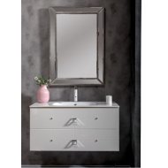 Мебель для ванной Armadi Art Vallessi Avantgarde Piazza 100 белая/хром