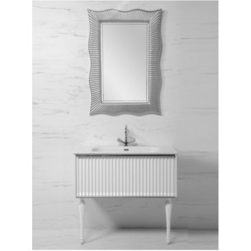 Мебель для ванной Armadi Art Vallessi Avantgarde Canale 80 белая/хром