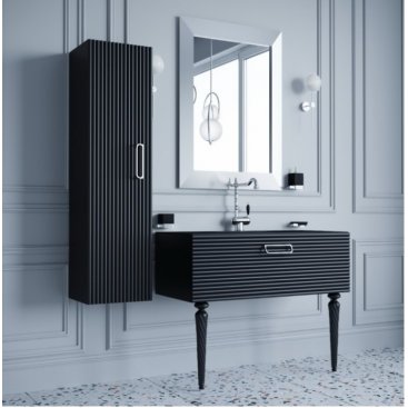Пенал подвесной Armadi Art Vallessi Avantgarde Linea 35 черный/хром
