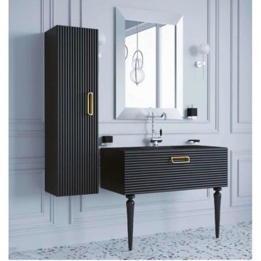 Пенал подвесной Armadi Art Vallessi Avantgarde Linea 35 черный/золото