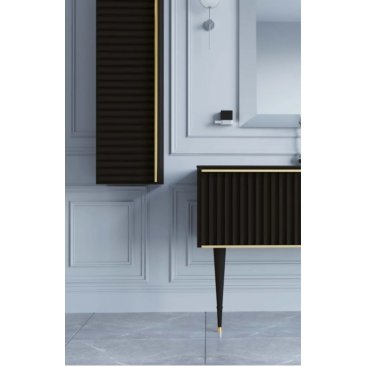 Пенал подвесной Armadi Art Vallessi Avantgarde Canale 35 черный/золото