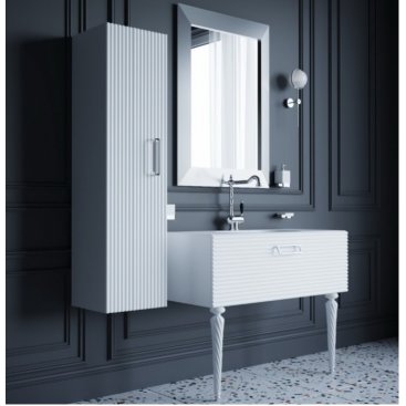 Пенал подвесной Armadi Art Vallessi Avantgarde Linea 35 белый/хром