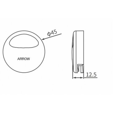 Сенсорное смывное устройство для писсуара Arrow AG7102A
